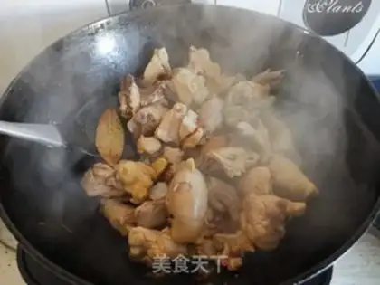 Make Frozen chickens with mushroom potatoes step 6