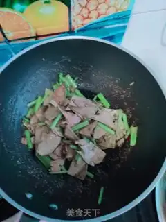 Make Celery fried liver step 8