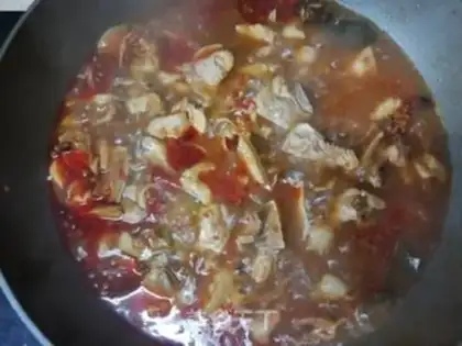 Make Dry chicken chowder step 17