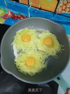 Make Potato omelet step 7