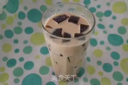 Make Caramel milk and tea freeze step 6