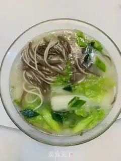 Make Japanese soup with double sides step 8
