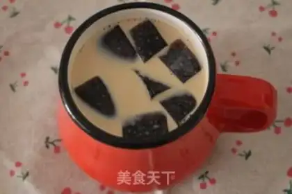Make Caramel milk and tea freeze step 7