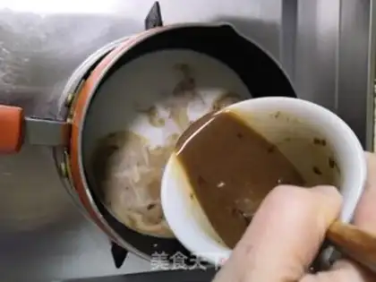 Make Red beans, milk tea step 3