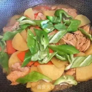 Make Chicken and vegetables step 8