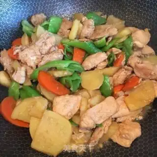 Make Chicken and vegetables step 9