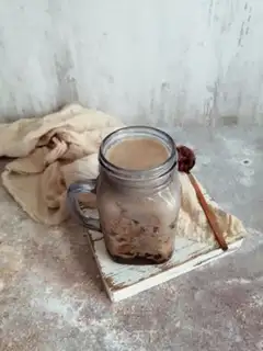 Make Red beans, milk tea step 24