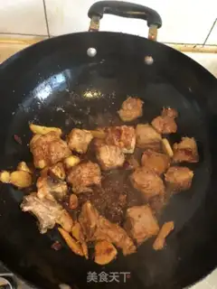 Make Four seasons of red bean roasted ribs step 5