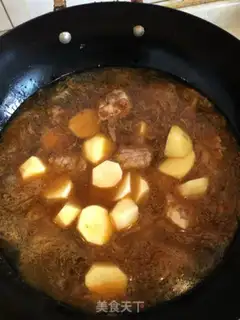 Make Four seasons of red bean roasted ribs step 6