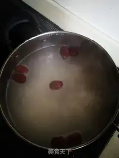 Make Red-tree porridge step 1