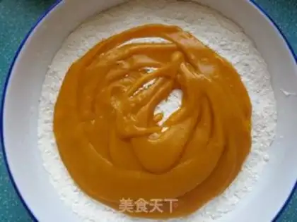 Make Carrot, tofu powder buns step 4