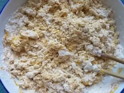 Make Carrot, tofu powder buns step 5