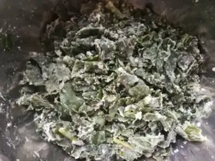 Make Vacated radish leaves step 9
