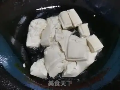 Make Shrimp tofu step 1
