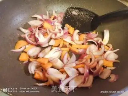 Make Onion carrot step 2