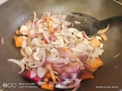 Make Onion carrot step 4