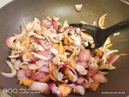 Make Onion carrot step 5
