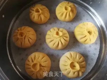 Make Carrot, tofu powder buns step 31