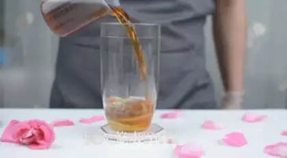 Make The practice of lemon tea with leather step 4