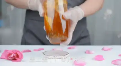 Make The practice of lemon tea with leather step 6