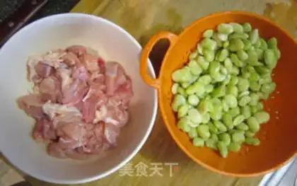 Make Chicken and Lima beans step 0
