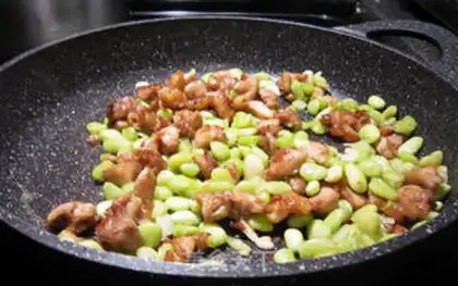 Make Chicken and Lima beans step 6