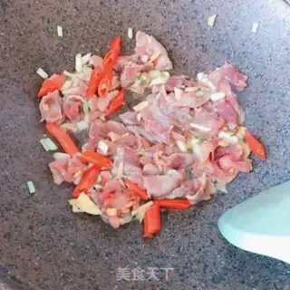 Make A thousand pieces of skinny meat step 4