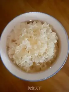 Make Sweet soup with silver and potatoes step 0