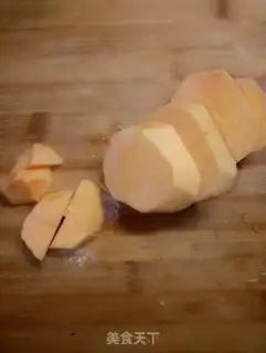 Make Sweet soup with silver and potatoes step 2