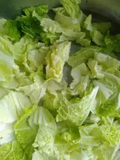 Make Five flowers for cabbage step 2