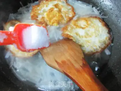 Make Fried egg radish soup step 6