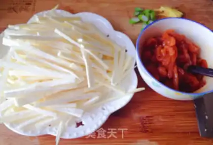 Make White-fried meat step 1
