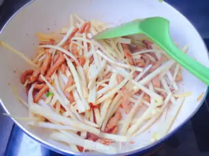 Make White-fried meat step 4