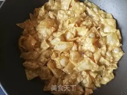 Make Little cabbage and tofu skin step 2