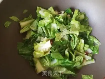 Make Little cabbage and tofu skin step 8