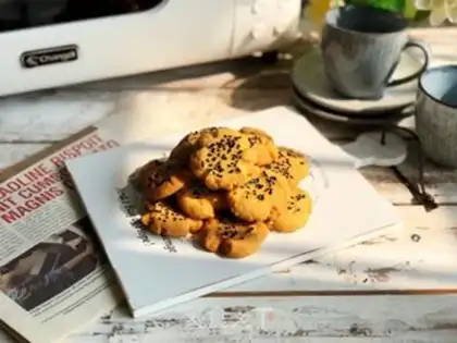 Make Peach cookies step 10