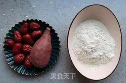 Make ♪ Red-tree potato buns ♪ step 0