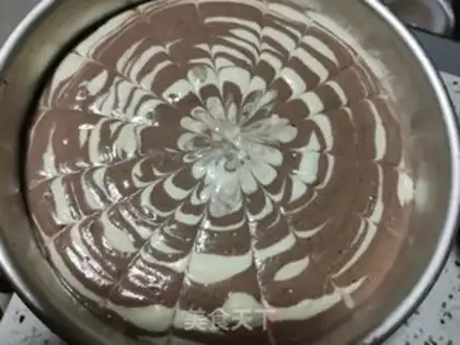 Make Ten inches of zebra gill cake step 28