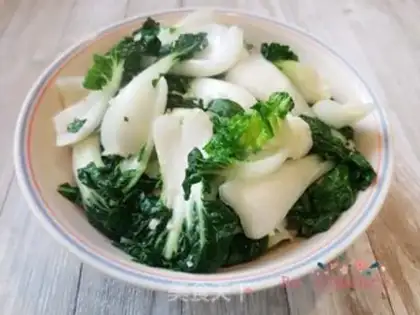 Make Creaming cream cabbage step 6