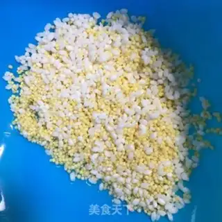 Make Black sugar. Twin rice step 0