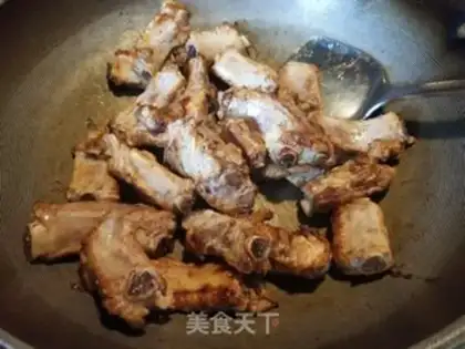 Make Pumpkin burn ribs step 5