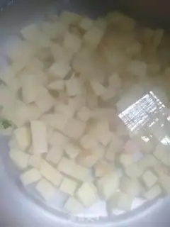 Make Scrambled potatoes step 1