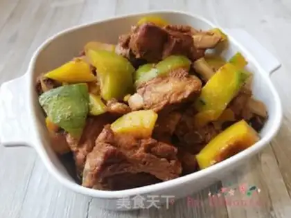 Make Pumpkin burn ribs step 12