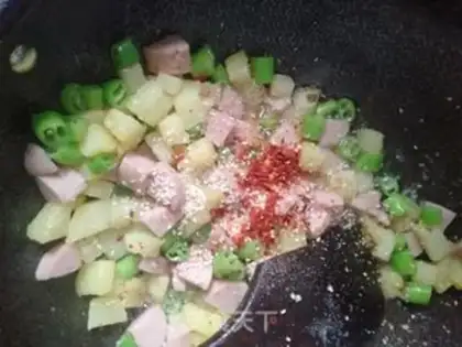 Make Scrambled potatoes step 9