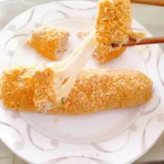 Make Chicken cheese rolls step 9