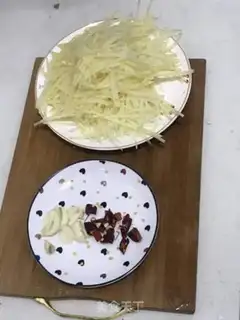 Make Clear the potatoes step 0