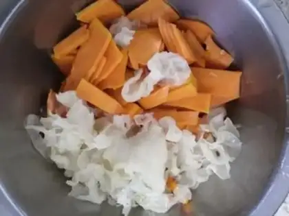 Make Silver-ear pumpkin step 0