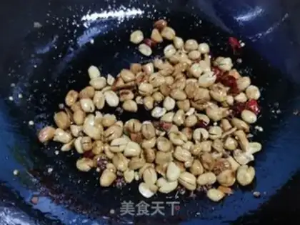 Make Spicy peanuts step 12