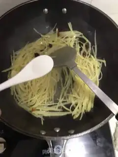 Make Clear the potatoes step 3