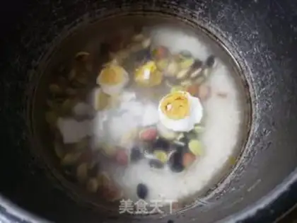 Make A duck and a bean porridge step 3
